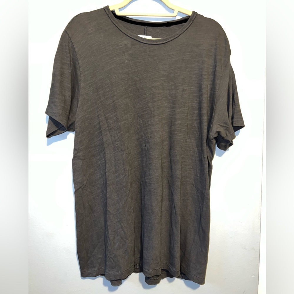 Rag & Bone Men's Standard Issue Gray Tee Shirt Short Sleeve - Size L